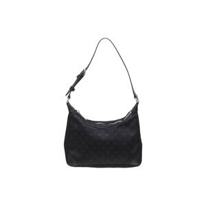 LOUIS VUITTON Boulogne handbag Monogram satin black